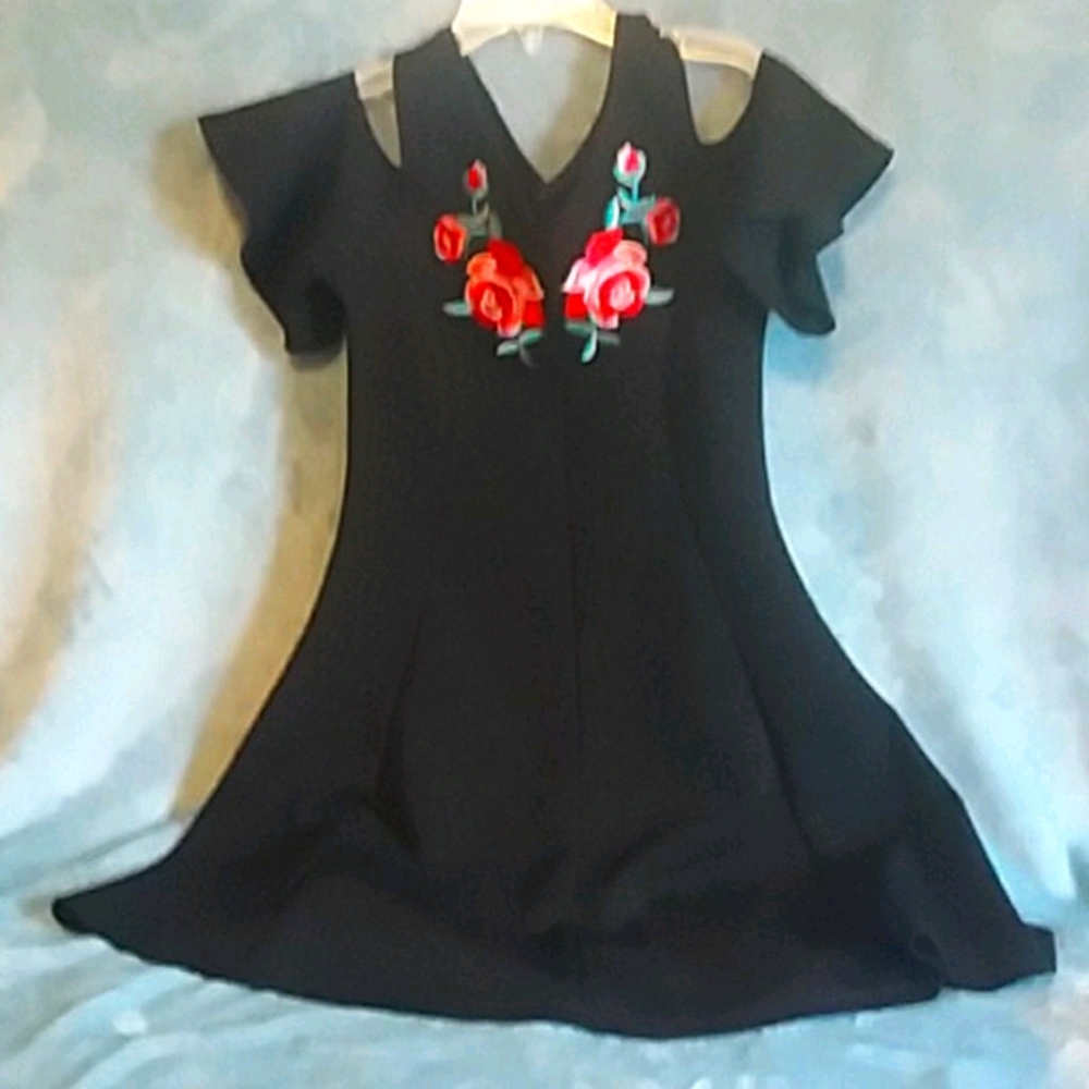 Girls black dress